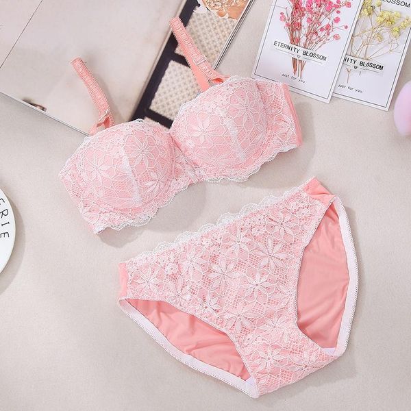 bras sets women lace bra set for lady pink floral pattern thin padded female push up lingerie +underwear, Red;black
bras sets women lace bra set for lady pink floral pattern thin padded female push up lingerie +underwear, Red;black