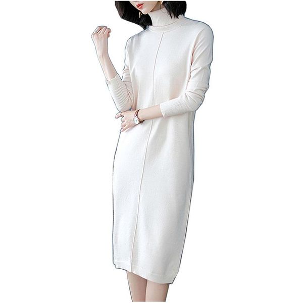casual dresses plus size long pullover dress female spring autumn loose ladies solid color slim knit jacket women cashmere turtleneck, Black;gray
casual dresses plus size long pullover dress female spring autumn loose ladies solid color slim knit jacket women cashmere turtleneck, Black;gray