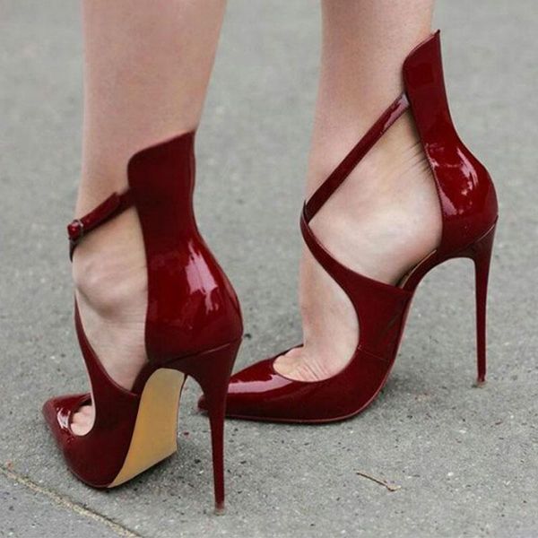 shoes woman super high heels ankle strap pumps pointy toe cross-tied runway design party nightclub dress, Black
shoes woman super high heels ankle strap pumps pointy toe cross-tied runway design party nightclub dress, Black