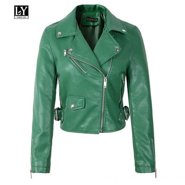 ly varey lin spring women pu motorcycle faux soft leather jacket overcoat rivet zipper turndown collar red black outerwear 210526
ly varey lin spring women pu motorcycle faux soft leather jacket overcoat rivet zipper turndown collar red black outerwear 210526