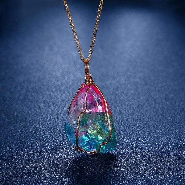 pendant necklaces 2021 transparent natural stone necklace gold color chain for women irregular charms choker jewelry, Silver
pendant necklaces 2021 transparent natural stone necklace gold color chain for women irregular charms choker jewelry, Silver