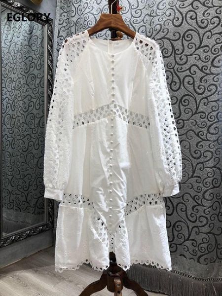 hollow out embroidery dress 2021 spring summer party club women o-neck vintage buttons front long sleeve white black casual dresses, Black;gray
hollow out embroidery dress 2021 spring summer party club women o-neck vintage buttons front long sleeve white black casual dresses, Black;gray