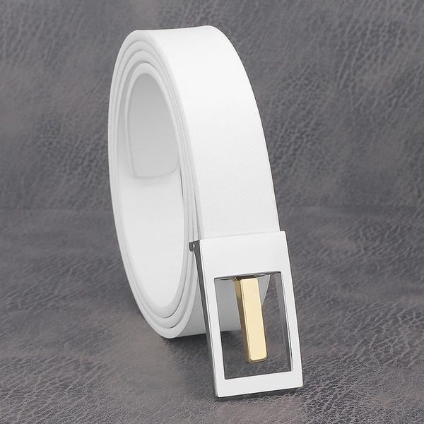 belts smooth buckle casual white designers men 2.9cm wide women fashion genuine leather black waistband, Black;brown
belts smooth buckle casual white designers men 2.9cm wide women fashion genuine leather black waistband, Black;brown