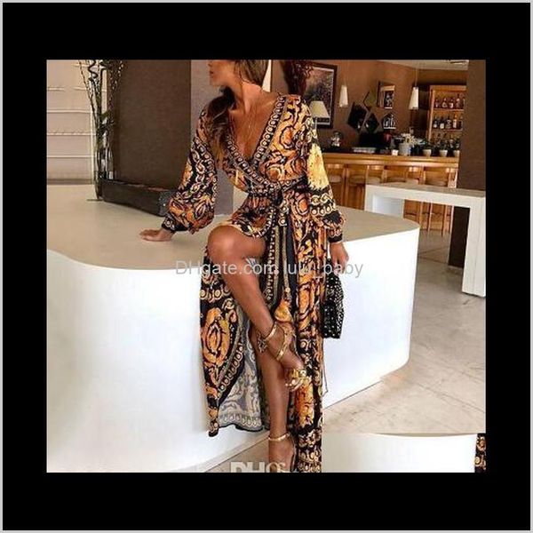 casual dresses womens clothing apparel drop delivery 2021 style fashion elegant women dress boat glitter deep v neck print party formal long, Black;gray
casual dresses womens clothing apparel drop delivery 2021 style fashion elegant women dress boat glitter deep v neck print party formal long, Black;gray