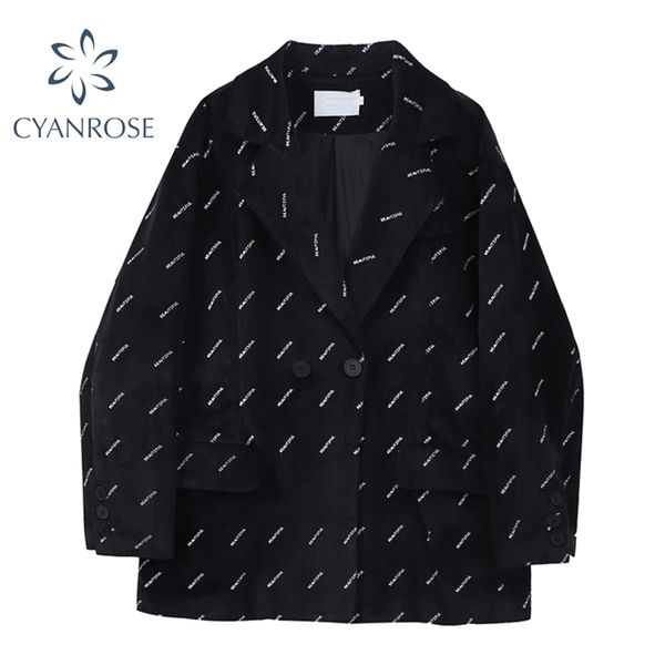 letter print black blazer women notched collar ins spring single breasted jacket coat streetwear ol elegant korean outwear 210515
letter print black blazer women notched collar ins spring single breasted jacket coat streetwear ol elegant korean outwear 210515