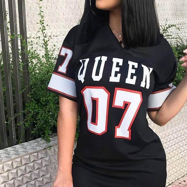 women womens dress casual female summer short sleeve loose queen letter number print party dresses ladies fashion streetwear, Black;gray
women womens dress casual female summer short sleeve loose queen letter number print party dresses ladies fashion streetwear, Black;gray