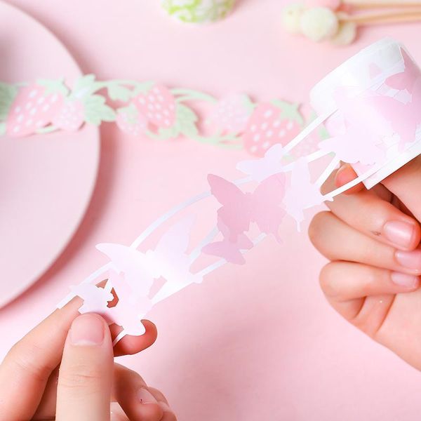 3m long 6 style strawberry cloud bird butterfly design decoration tape diy scrapbook sticker label masking home decor gift wrap 
3m long 6 style strawberry cloud bird butterfly design decoration tape diy scrapbook sticker label masking home decor gift wrap