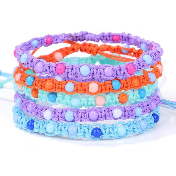 charm bracelets hand-woven ladies bracelet waterproof wax thread beach holiday hand rope creative acrylic beads women, Golden;silver
charm bracelets hand-woven ladies bracelet waterproof wax thread beach holiday hand rope creative acrylic beads women, Golden;silver