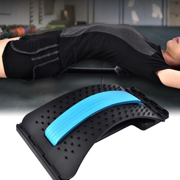 adjustable back support lower lumbar massager spine waist stretcher extender posture corrector safe stable durable, Black;blue
adjustable back support lower lumbar massager spine waist stretcher extender posture corrector safe stable durable, Black;blue