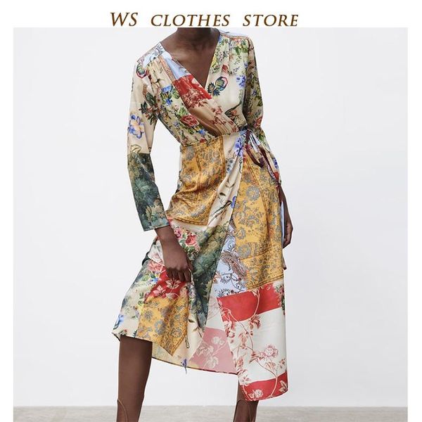 fashion 2021 v-neck color contrast printing silk belt party mididress female vintage long sleeve thigh-high slit dress mujer casual dresses, Black;gray
fashion 2021 v-neck color contrast printing silk belt party mididress female vintage long sleeve thigh-high slit dress mujer casual dresses, Black;gray