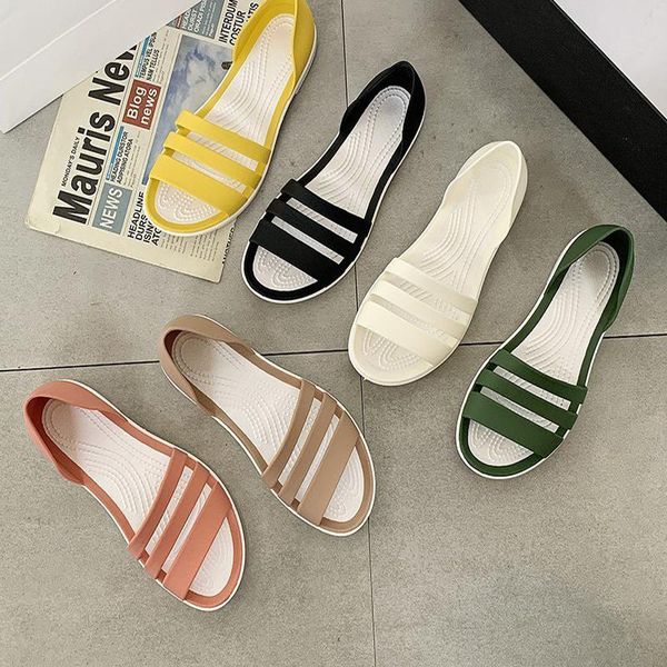 comemore 2021women summer flat sandals open-toed slides slippers candy color casual beach outdoot female ladies jelly shoes, Black
comemore 2021women summer flat sandals open-toed slides slippers candy color casual beach outdoot female ladies jelly shoes, Black
