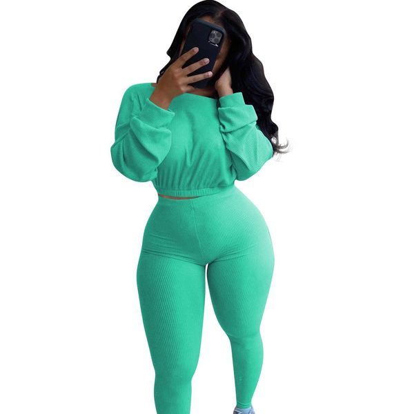 tracksuits lady 2 pcs plus size outfits tracksuit rib long sleeve leggings pants fall women clothing two piece set 5xl, Gray
tracksuits lady 2 pcs plus size outfits tracksuit rib long sleeve leggings pants fall women clothing two piece set 5xl, Gray
