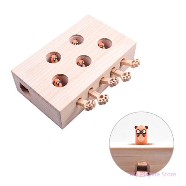 cat toys solid wooden pet hunting toy interactive with 5-holes mouse hamster hole cats catch bite play supplies c42
cat toys solid wooden pet hunting toy interactive with 5-holes mouse hamster hole cats catch bite play supplies c42
