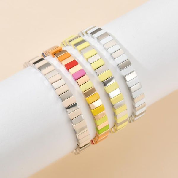 charm bracelets zmzy for women enamel tile beads pulseras mujer boho jewelry femme handmade gift her, Golden;silver
charm bracelets zmzy for women enamel tile beads pulseras mujer boho jewelry femme handmade gift her, Golden;silver