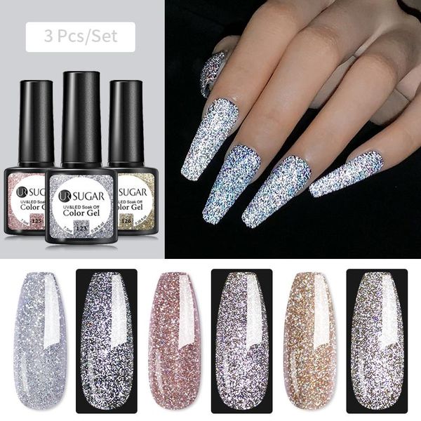 2/3/4pcs reflective glitter color gel polish laser sequins soak off uv led nail varnish nails art set, Red;pink
2/3/4pcs reflective glitter color gel polish laser sequins soak off uv led nail varnish nails art set, Red;pink