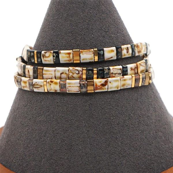 beaded, strands 2021 trendy boho ethnic miyuki tila beads bracelets for women classic handmade warp bracelet pulsera fashion female jewelry, Black
beaded, strands 2021 trendy boho ethnic miyuki tila beads bracelets for women classic handmade warp bracelet pulsera fashion female jewelry, Black