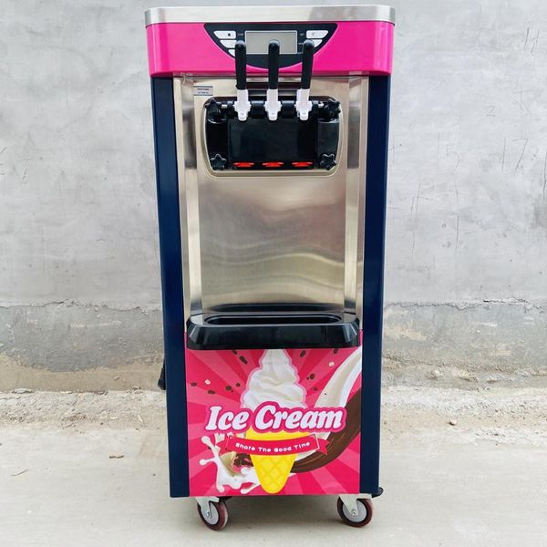ice cream making machine vertical long-life soft maker commercial household 220vwith 3 flavors
ice cream making machine vertical long-life soft maker commercial household 220vwith 3 flavors