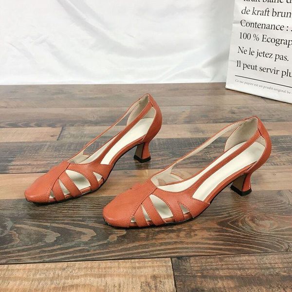 dress shoes 2021 net red french hollow sandals female ins tide fairy style fashion baotou wild thick heel roman high heels, Black
dress shoes 2021 net red french hollow sandals female ins tide fairy style fashion baotou wild thick heel roman high heels, Black