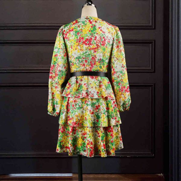 dress female fashion flower plus size ladies dressed in women's robes frilly cake half sleeves the neck mini length, Black;gray
dress female fashion flower plus size ladies dressed in women's robes frilly cake half sleeves the neck mini length, Black;gray