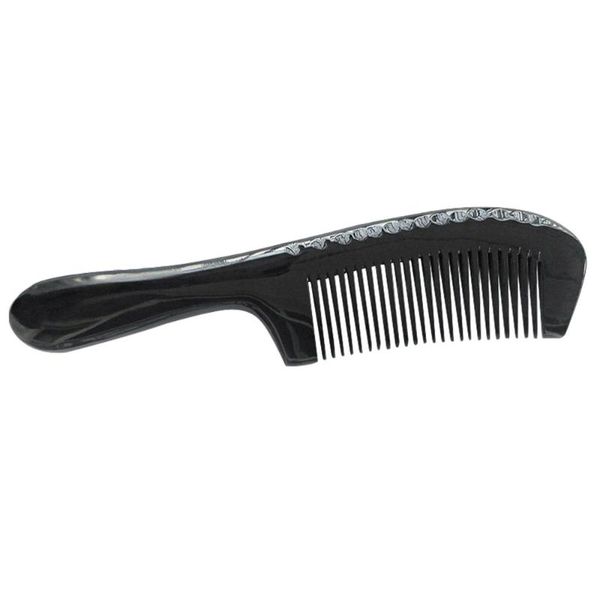 hair brushes 1pc natural ox horn fine tooth comb thicken edge styling supply, Silver
hair brushes 1pc natural ox horn fine tooth comb thicken edge styling supply, Silver
