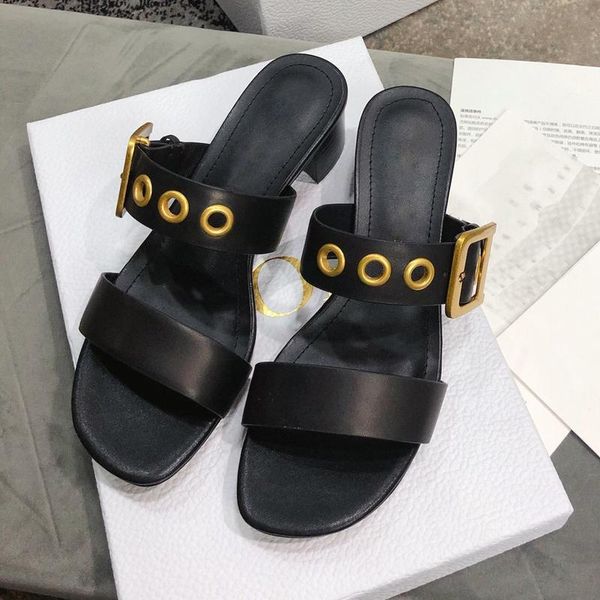slippers summer designer women platform wedge sandals high heels 4.5cm fashion leather hardware buckle punching black
slippers summer designer women platform wedge sandals high heels 4.5cm fashion leather hardware buckle punching black