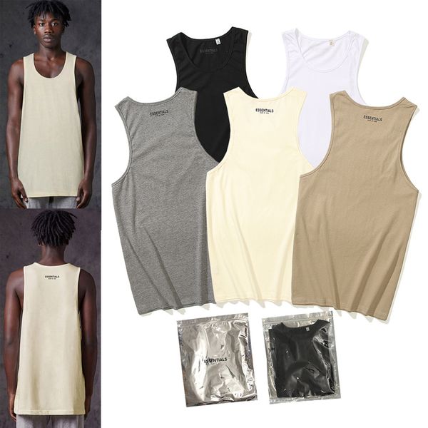 double line sleeveless vest loose trend high street tank summer men' and women' t-shirt, White;black
double line sleeveless vest loose trend high street tank summer men' and women' t-shirt, White;black