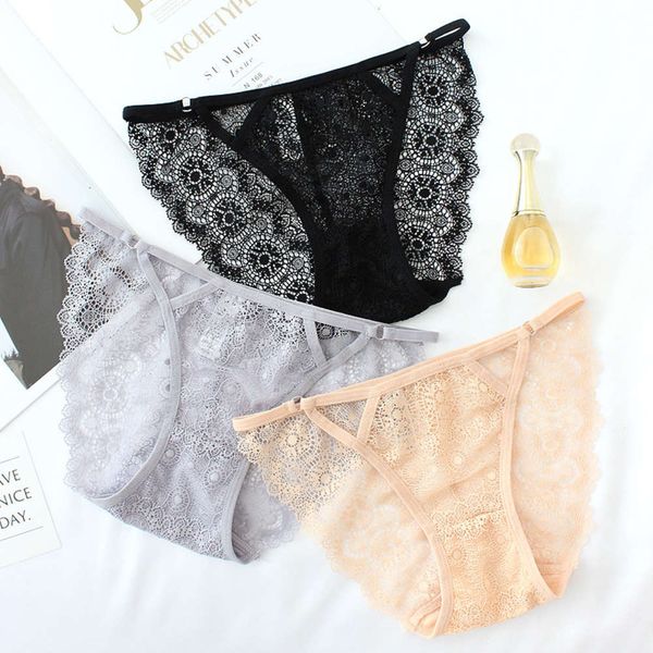 hollow lace women's briefs with triangle semi permeable bottom, water soluble embroidery mesh underwear, Black;pink
hollow lace women's briefs with triangle semi permeable bottom, water soluble embroidery mesh underwear, Black;pink