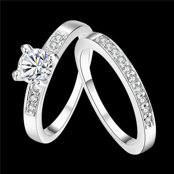 wedding rings r020 silver color & rose gold 2 circle with zircon fashion jewelry gift finger size 5 #- 9 # anel, Slivery;golden
wedding rings r020 silver color & rose gold 2 circle with zircon fashion jewelry gift finger size 5 #- 9 # anel, Slivery;golden