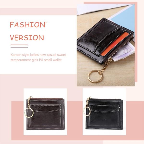 wallets casual money bag card organizer retro women small coin pu solid color purses multifunctional leather wallet zipper pocket, Red;black
wallets casual money bag card organizer retro women small coin pu solid color purses multifunctional leather wallet zipper pocket, Red;black