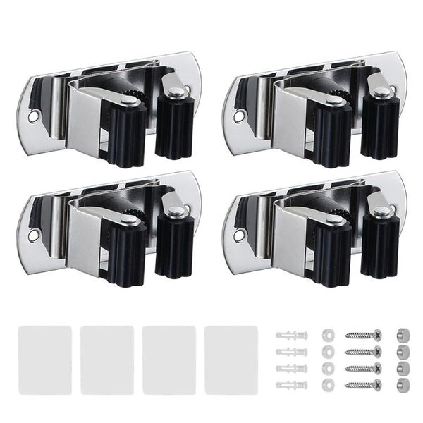 hooks & rails 4pcs heavy duty anti slip stainless steel with screws broom organizer home bathroom storage rack mop holder garden wall mounte
hooks & rails 4pcs heavy duty anti slip stainless steel with screws broom organizer home bathroom storage rack mop holder garden wall mounte