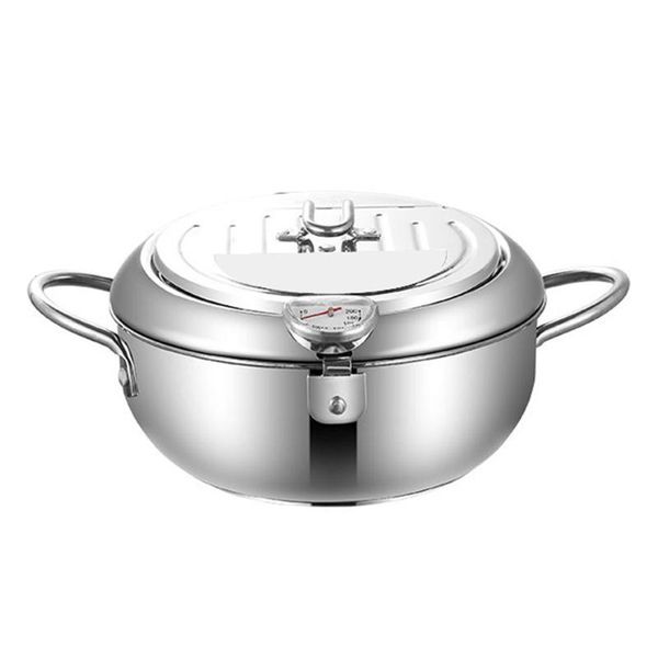 pans deep frying pot tempura fryer pan with lid stainless steel oil drainer wire rack kitchen fried cooking tool
pans deep frying pot tempura fryer pan with lid stainless steel oil drainer wire rack kitchen fried cooking tool