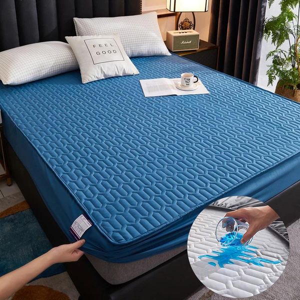 sheets & sets waterproof mattress protector bedspread solid color quilted dustproof padded thicken bed sheet thick soft pad for
sheets & sets waterproof mattress protector bedspread solid color quilted dustproof padded thicken bed sheet thick soft pad for