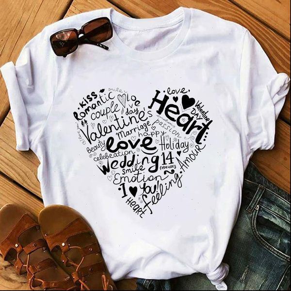 heart print women t shirt shirts hrajuku clothes crew neck for summer graphic tees casual fashion camisetas tshirs, White
heart print women t shirt shirts hrajuku clothes crew neck for summer graphic tees casual fashion camisetas tshirs, White