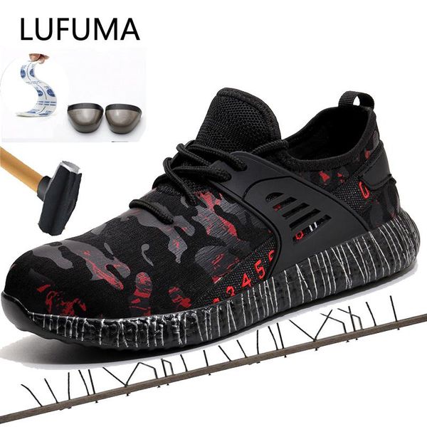 boots work safety boot air mesh men's shoes steel toe men puncture-proof sneakers indestructible, Black
boots work safety boot air mesh men's shoes steel toe men puncture-proof sneakers indestructible, Black