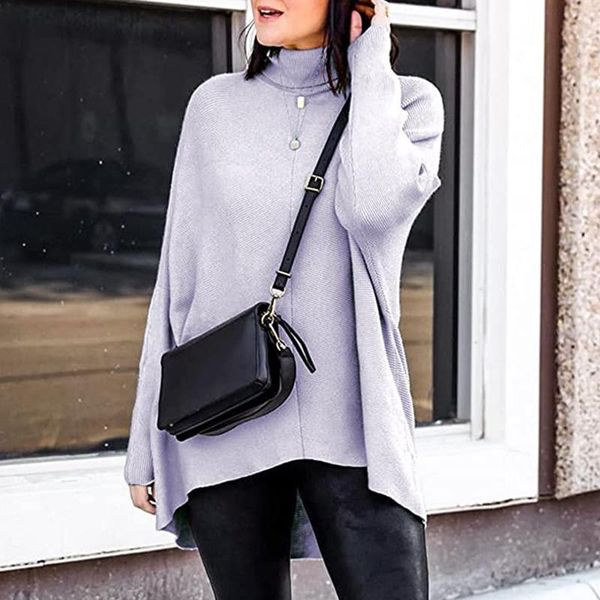 women's sweaters autumn winter women knitted turtleneck wool 2021 casual basic pullover jumper batwing long sleeve loose sueter, White;black
women's sweaters autumn winter women knitted turtleneck wool 2021 casual basic pullover jumper batwing long sleeve loose sueter, White;black