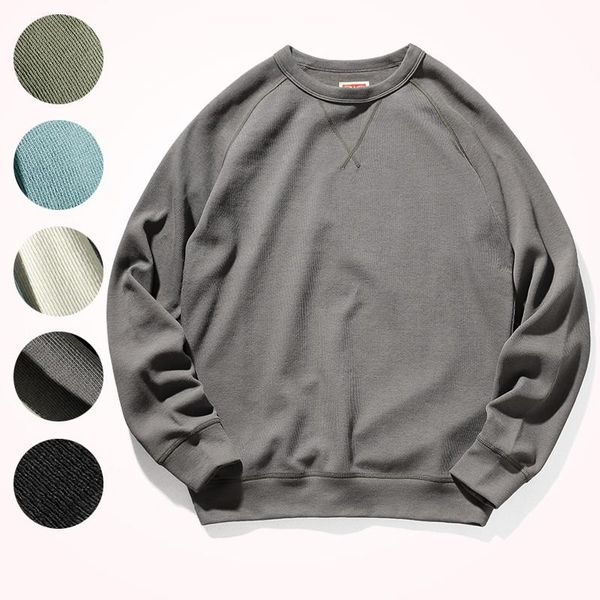 men's hoodies & sweatshirts autumn american retro o-neck heavyweight fashion simple washed old thickened knitted casual pullover sportw, Black
men's hoodies & sweatshirts autumn american retro o-neck heavyweight fashion simple washed old thickened knitted casual pullover sportw, Black