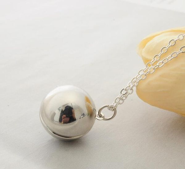 pendant necklaces fashion secret information ball small box necklace, Silver
pendant necklaces fashion secret information ball small box necklace, Silver