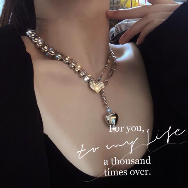 chains kpop stainless steel harajuku heart wing choker necklaces for women collar goth statement chain necklace aesthetic jewellery, Silver
chains kpop stainless steel harajuku heart wing choker necklaces for women collar goth statement chain necklace aesthetic jewellery, Silver