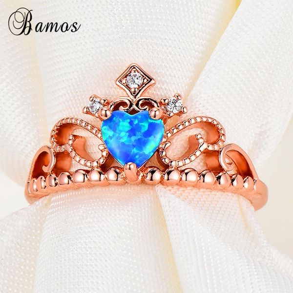 wedding rings bamos luxury princess crown white/blue/purple opal rose gold filled party engagement for women gifts, Slivery;golden
wedding rings bamos luxury princess crown white/blue/purple opal rose gold filled party engagement for women gifts, Slivery;golden