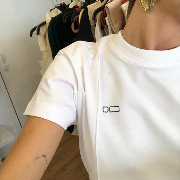 women's t-shirt spring summer embroidery woman cotton t-shirts simple design round collar women casual short sleeve tees dywb, White
women's t-shirt spring summer embroidery woman cotton t-shirts simple design round collar women casual short sleeve tees dywb, White