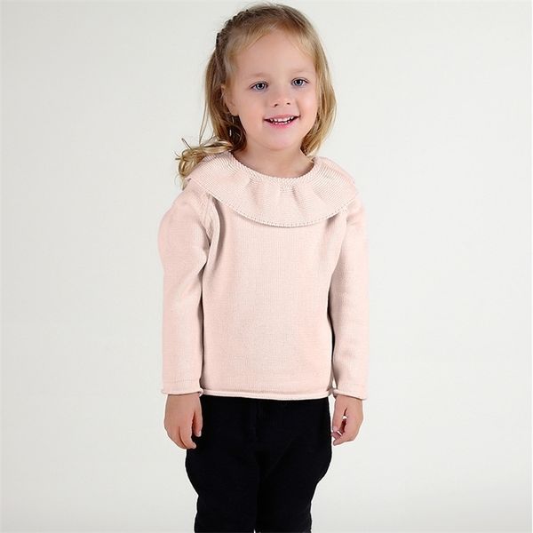 toddlers baby girls lotus leaf collar sweater brand cotton cute child primer shirt knitted girl clothing 210521, Blue
toddlers baby girls lotus leaf collar sweater brand cotton cute child primer shirt knitted girl clothing 210521, Blue