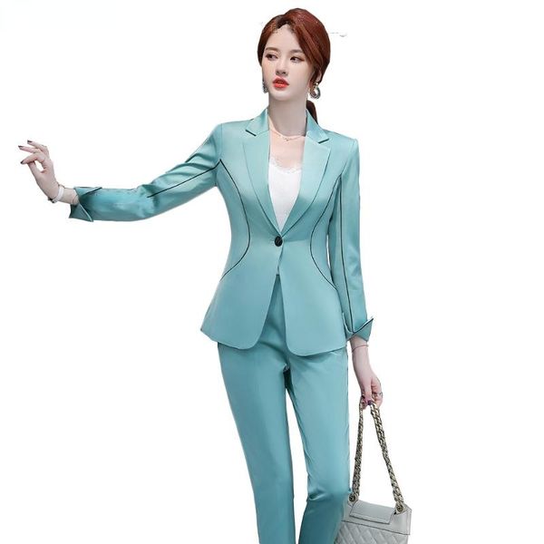women's two piece pants fashion size s-4xl blue khaki gray stripe pant suit women 2 set single button office ladies blazer with trouser, White
women's two piece pants fashion size s-4xl blue khaki gray stripe pant suit women 2 set single button office ladies blazer with trouser, White