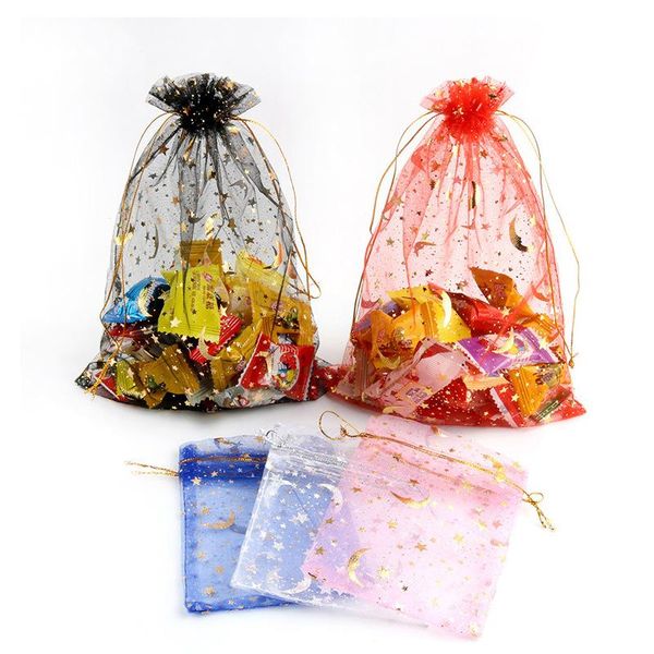 gift wrap 50pcs stars & moon design organza sheer gauze jewelry bags tulle fabric wedding sachet organzagift bag
gift wrap 50pcs stars & moon design organza sheer gauze jewelry bags tulle fabric wedding sachet organzagift bag