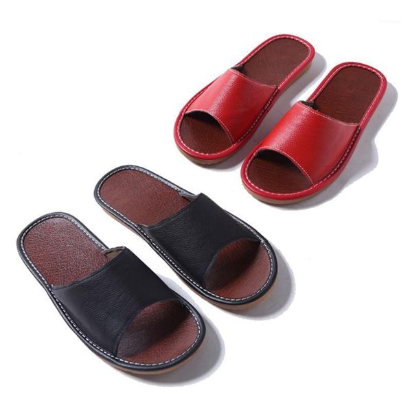 summer leather slippers indoor men and women home wooden floor skid rubber bottom sandles1, Black
summer leather slippers indoor men and women home wooden floor skid rubber bottom sandles1, Black