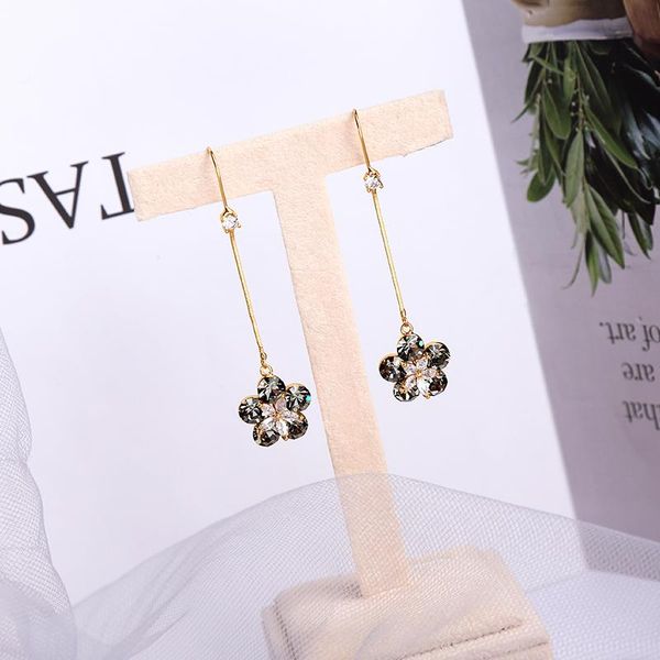 dangle & chandelier balanbiu crystal shiny cute flower drop earring for women gold color brass earrings fashion jewelry accessories, Silver
dangle & chandelier balanbiu crystal shiny cute flower drop earring for women gold color brass earrings fashion jewelry accessories, Silver