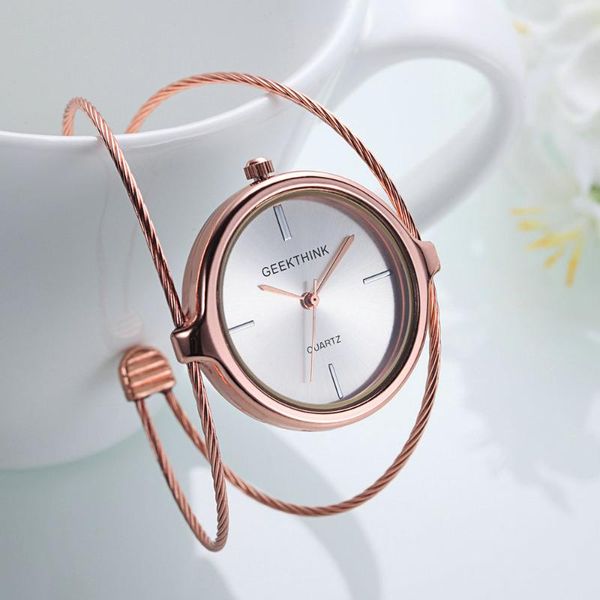wristwatches 2021 fashion brand quartz watch women bracelet ladies rose gold female luxury double steel band casual relojes para, Slivery;brown
wristwatches 2021 fashion brand quartz watch women bracelet ladies rose gold female luxury double steel band casual relojes para, Slivery;brown
