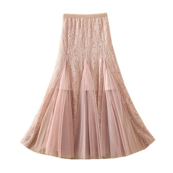 skirts summer korean fashion lace mesh womens hook flower hollow out pink long pleated skirt slim boho a-line, Black
skirts summer korean fashion lace mesh womens hook flower hollow out pink long pleated skirt slim boho a-line, Black