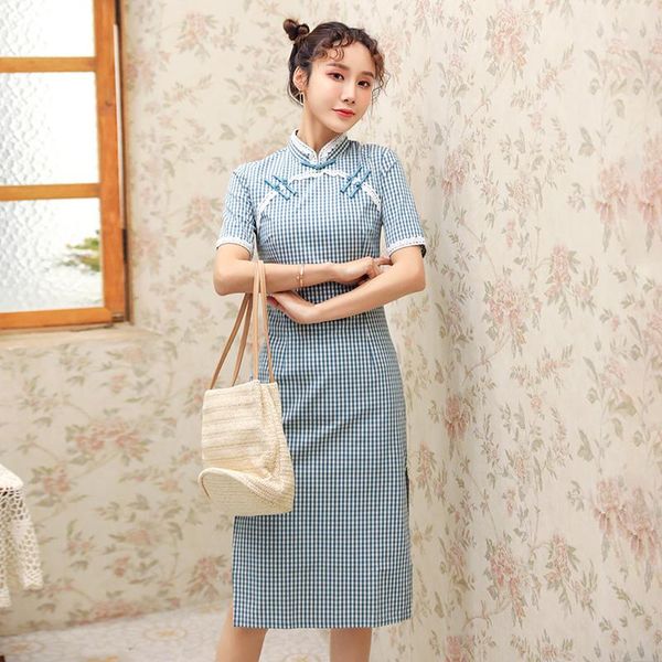 5953# summer young girl modified dress vintage retro chinese improved cheongsam elegant mandarin collar female qipao ethnic clothing, Red
5953# summer young girl modified dress vintage retro chinese improved cheongsam elegant mandarin collar female qipao ethnic clothing, Red