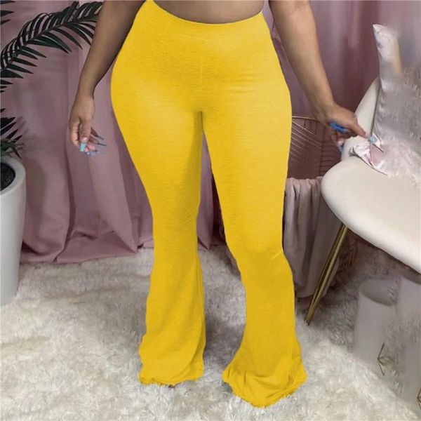 autumn women flare pants casual elastic high waist draped solid color trousers fashion female fitness full women's & capris, Black;white
autumn women flare pants casual elastic high waist draped solid color trousers fashion female fitness full women's & capris, Black;white