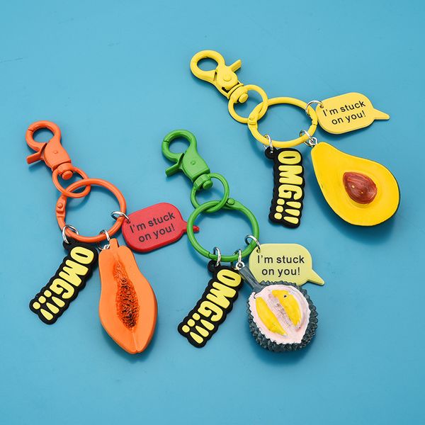 2021 fashion keychain creative resin papaya durian avocado fruit pendant car key chain bag accessories small gift, Slivery;golden
2021 fashion keychain creative resin papaya durian avocado fruit pendant car key chain bag accessories small gift, Slivery;golden